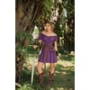 image:imageScarlet Darkness Renaissance Costume Women Corset Mini Fairy DressesGrape Purple
