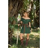 image:imageScarlet Darkness Renaissance Costume Women Corset Mini Fairy DressesGreen