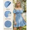 image:imageScarlet Darkness Renaissance Costume Women Corset Mini Fairy DressesLight Blue
