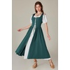image:imageScarlet Darkness Renaissance Costume Women Halloween Medieval Pirate DressBlue Green