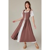 image:imageScarlet Darkness Renaissance Costume Women Halloween Medieval Pirate DressBrick Red
