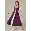 image:imageScarlet Darkness Renaissance Costume Women Halloween Medieval Pirate DressBurgundy