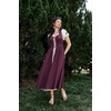 image:imageScarlet Darkness Renaissance Costume Women Halloween Medieval Pirate DressBurgundy
