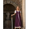 image:imageScarlet Darkness Renaissance Costume Women Halloween Medieval Pirate DressBurgundy