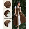 image:imageScarlet Darkness Renaissance Costume Women Halloween Medieval Pirate DressDark Brown