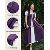 image:imageScarlet Darkness Renaissance Costume Women Halloween Medieval Pirate DressDeep Purple