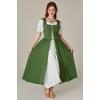 image:imageScarlet Darkness Renaissance Costume Women Halloween Medieval Pirate DressGreen