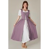 image:imageScarlet Darkness Renaissance Costume Women Halloween Medieval Pirate DressLight Purple