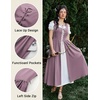 image:imageScarlet Darkness Renaissance Costume Women Halloween Medieval Pirate DressLight Purple
