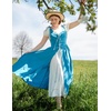 image:imageScarlet Darkness Renaissance Costume Women Halloween Medieval Pirate DressOcean Blue