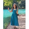 image:imageScarlet Darkness Renaissance Costume Women Halloween Medieval Pirate DressOcean Blue