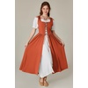 image:imageScarlet Darkness Renaissance Costume Women Halloween Medieval Pirate DressOrange