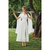 image:imageScarlet Darkness Renaissance Costume Women Maxi Witch Fairy Corset DressWhite