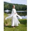 image:imageScarlet Darkness Renaissance Costume Women Maxi Witch Fairy Corset DressWhite
