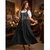 image:imageScarlet Darkness Renaissance Costume Women Medieval Fairy Corset DressBlack