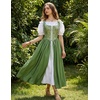 image:imageScarlet Darkness Renaissance Costume Women Medieval Fairy Corset DressGreen