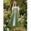 image:imageScarlet Darkness Renaissance Costume Women Medieval Fairy Corset DressGreen