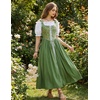 image:imageScarlet Darkness Renaissance Costume Women Medieval Fairy Corset DressGreen