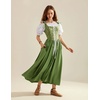 image:imageScarlet Darkness Renaissance Costume Women Medieval Fairy Corset DressGreen