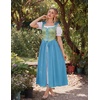 image:imageScarlet Darkness Renaissance Costume Women Medieval Fairy Corset DressLight Blue