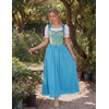 image:imageScarlet Darkness Renaissance Costume Women Medieval Fairy Corset DressLight Blue