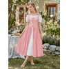 image:imageScarlet Darkness Renaissance Costume Women Medieval Fairy Corset DressLight Pink