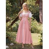 image:imageScarlet Darkness Renaissance Costume Women Medieval Fairy Corset DressLight Pink