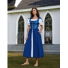 image:imageScarlet Darkness Renaissance Costume Women Medieval Fairy Corset DressNavy Blue