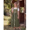 image:imageScarlet Darkness Renaissance Costume Women Medieval Fairy Corset DressOlive Green