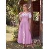 image:imageScarlet Darkness Renaissance Costume Women Medieval Fairy Corset DressSoft Mauve