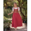 image:imageScarlet Darkness Renaissance Costume Women Medieval Fairy Corset DressWatermelon Red