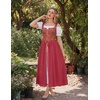 image:imageScarlet Darkness Renaissance Costume Women Medieval Fairy Corset DressWatermelon Red