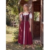 image:imageScarlet Darkness Renaissance Costume Women Medieval Fairy Corset DressWine Red