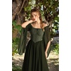 image:imageScarlet Darkness Renaissance Costume Women Medieval Witch Corset DressArmy Green