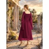 image:imageScarlet Darkness Renaissance Costume Women Medieval Witch Corset DressWine