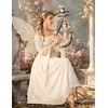 image:imageScarlet Darkness Renaissance Costume Women Off the Shoulder Fairy DressBeige