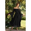 image:imageScarlet Darkness Renaissance Costume Women Off the Shoulder Fairy DressBlack