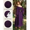 image:imageScarlet Darkness Renaissance Costume Women Off the Shoulder Fairy DressCrown Jewel Purple