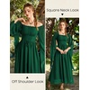 image:imageScarlet Darkness Renaissance Costume Women Off the Shoulder Fairy DressEden Green