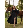 image:imageScarlet Darkness Renaissance Costume Women Pirate Medieval Maxi DressBlack