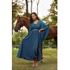image:imageScarlet Darkness Renaissance Costume Women Pirate Medieval Maxi DressLake Blue