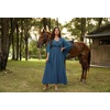 image:imageScarlet Darkness Renaissance Costume Women Pirate Medieval Maxi DressLake Blue