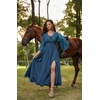 image:imageScarlet Darkness Renaissance Costume Women Pirate Medieval Maxi DressLake Blue