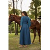 image:imageScarlet Darkness Renaissance Costume Women Pirate Medieval Maxi DressLake Blue