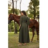 image:imageScarlet Darkness Renaissance Costume Women Pirate Medieval Maxi DressOlive Green