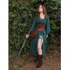 image:imageScarlet Darkness Renaissance Costume Women Pirate Medieval Maxi DressTeal