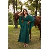 image:imageScarlet Darkness Renaissance Costume Women Pirate Medieval Maxi DressTeal