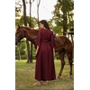 image:imageScarlet Darkness Renaissance Costume Women Pirate Medieval Maxi DressWine