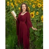 image:imageScarlet Darkness Renaissance Costume Women Pirate Medieval Maxi DressWine