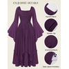 image:imageScarlet Darkness Renaissance Costume Women Ren Faire Dress Fairy DressesCrown Jewel Purple